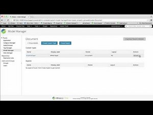 Alfresco 5.0 - Creating Models