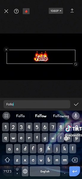 Fire Text Tutorial: Capcut Tutorial