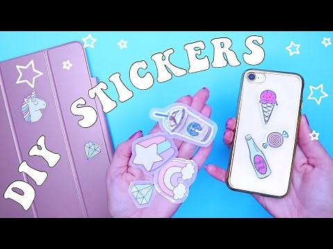 How to Make Stickers at Home | DIY EASY STICKERS WITH TAPE
