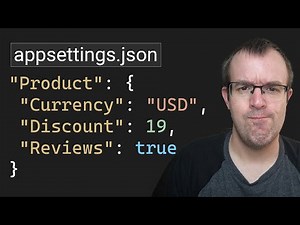How should you get config values from appsettings.json?