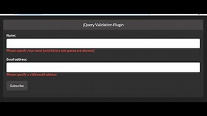 jQuery Validate Plugin Example to Implement HTML5 Form Validation With Error Messages in Bootstrap 4