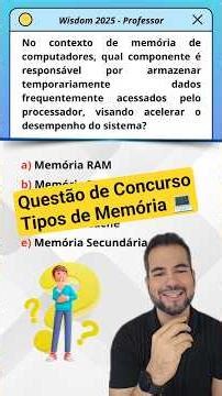 Exam Question - Types of Memory 💻