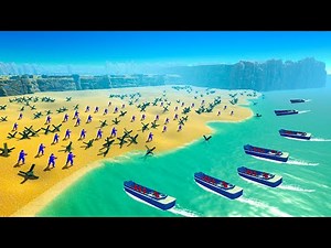 Massive Amphibious D-Day Attack in New Ravenfield Map