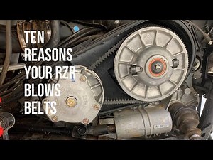 10 Reasons Why Your Polaris RZR Belt Fails
