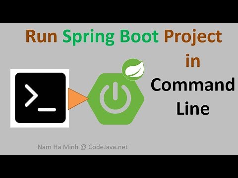 How to Run Spring Boot project in command line (CMD) with Maven