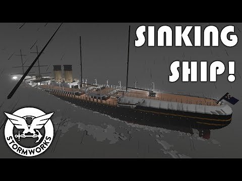 Sinking an Ocean Liner With Camodo! - Multiplayer Stormworks Gameplay