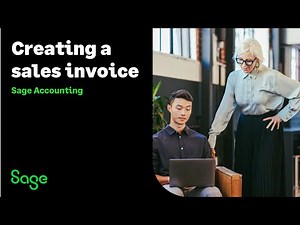 Sage Accounting (UK) - Creating a sales invoice