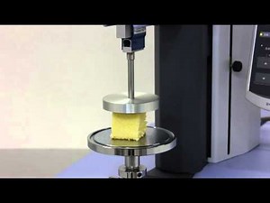 Compression test for cake sponge