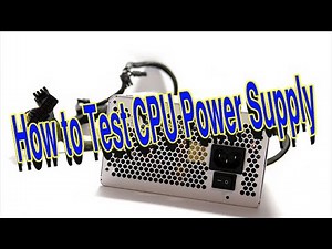 How to Test CPU Power Supply with digital Multimeter