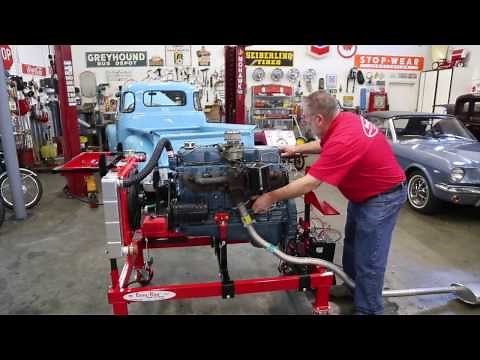 Chevy 235 6 engine on Easy Run test stand Drager's International Classic Sales 206-533-9600