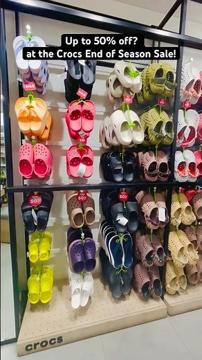 Up to 50% off? | Slide into savings! Up to 50% off at the Crocs End of Season Sale! #comfortinstyle