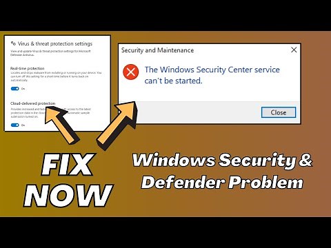 How to Fix Windows Security Service & Defender not Working in 2 Minutes