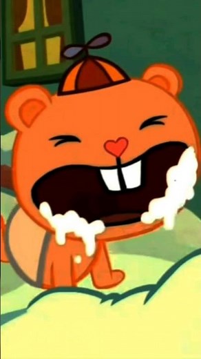 Happy Tree Friends Cub Crying In Snow