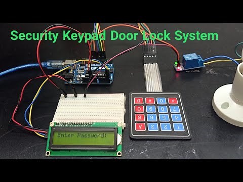 How to use keypad with Arduino door lock system