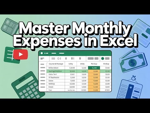 How to Create Monthly Expenditures & Expense Summary for Businesses