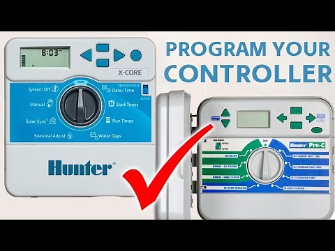 Irrigation Controller Programming - Hunter (x-core, X2, Pro-C, EC)