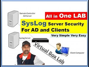 How to Configure Syslog Server With Domain Controller All in one LAB