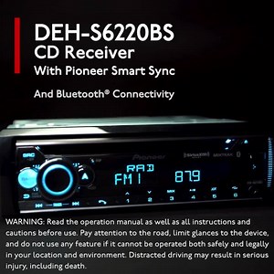 Looking for a gift this holiday season? The DEH-S6220BS is your answer. Compatible with Pioneer Smart Sync, this in-dash receiver gives you access to your smartphone features such as messaging, hands-free calling, navigation, and music streaming! | Pioneer Electronics (North America)
