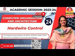 COA24: Design of Control Unit | Hardwired Control | Microprogrammed Control |Unit-3