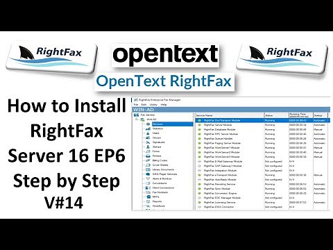 How to Install RightFax Server 16 EP6 Step by Step