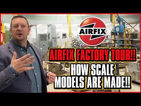 Exclusive Tour of Airfix Factory - Scale Model Kit Making Insights