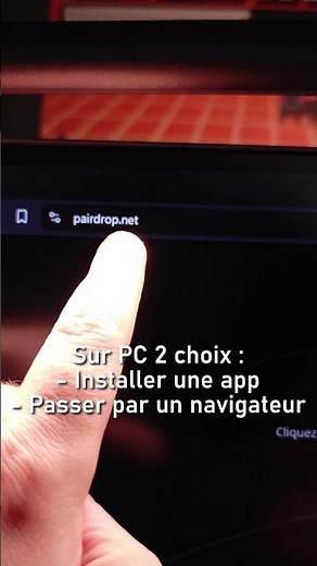 🚀 Snapdrop: Share your files between smartphone and PC in a flash! #smartphone #tip #tech