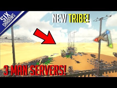 I JOINED A NEW TRIBE?! | MTS 3-Man PvP Servers! - Ark: Survival Evolved