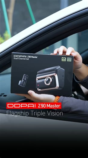 4K Front. 4K Rear. 3K Cabin. 🆕The world’s first triple-channel digital clarity. Experience the DDPAI Z90 Master flagship setup. Master your vision. Secure your journey. 🚗📸🛡️ #DDPAI #DDPAIZ90Master #4KDashCam #CarSafety | DDPAI Global