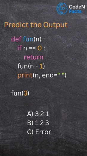 Predict the Output || Recursive Function Explained in Python #shorts #python #recursion #ytshorts