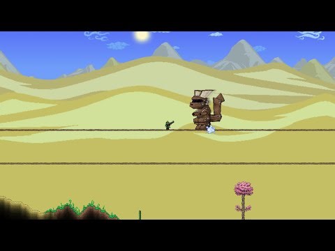 Terraria playthrough (part 1 a big squirrel)