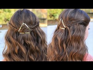 How to Create a Barrette Tieback | Hair Tutorials | Cute Girls Hairstyles