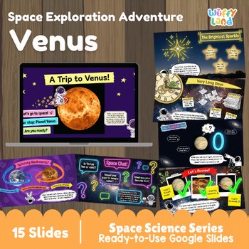 Venus Planet Space Science Presentation | Solar System Google Slides for Kids