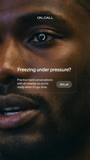 119K views | Get up to 50% off this week (terms apply; 50% annual /33% monthly). On Call AI roleplay helps you practice high-stakes conversations so you’re ready for anything. | MasterClass | Facebook