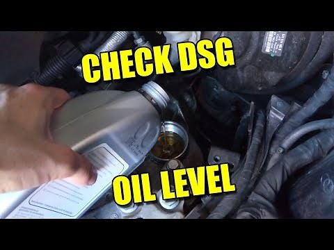 How to Check DSG Oil Level of Modern Automatic Transmission Top Up ATF Fluid Audi TT S Tronic