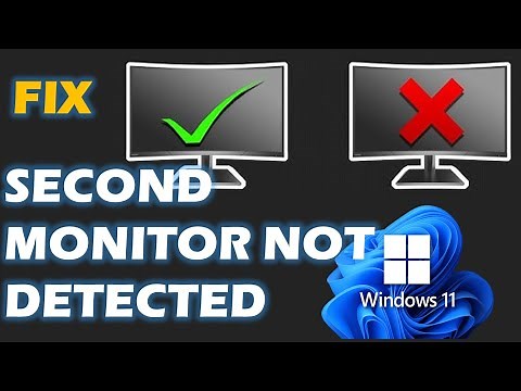 Solution "Windows 11 Not Detecting Second Monitor"