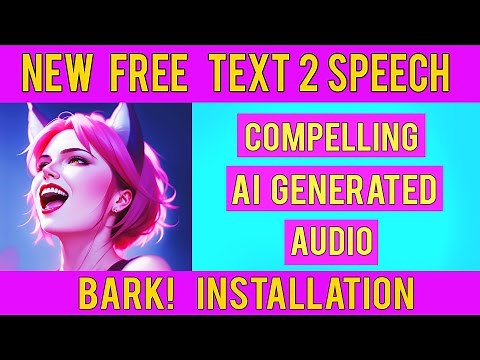 Create Compelling text to Speech with BARK!
