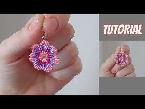 Micro Macrame Flower Design: Make Your Own Jewelry