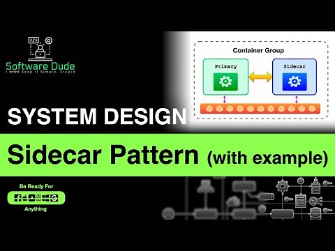 Sidecar Pattern in Microservices | System Design Patterns #systemdesign