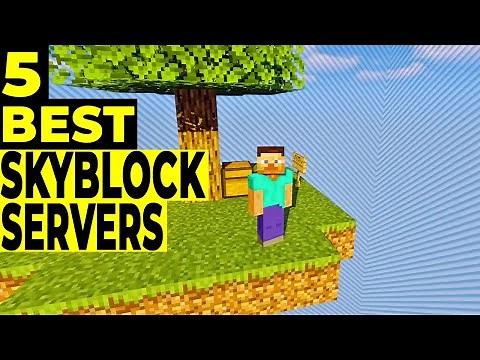 🤩 5 Best Skyblock Servers YOU Should Play in Minecraft 2021! 🤩
