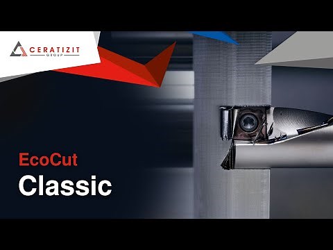 EcoCut Classic - Drilling into solid material, turning and grooving with a single system