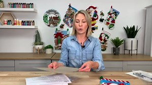 Bucilla Felt Applique 6 Piece Ornament Making Kit, Santa's Tree Treasures, Perfect for DIY Arts and Crafts, 89489E