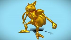 Kadabra Pokemon - Buy Royalty Free 3D model by PipeTapiero