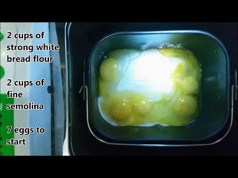 Easy Peasy Pasta Dough in your Bread Maker