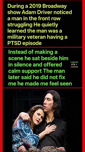 What Adam Driver Did Off Stage Left Everyone Speechless