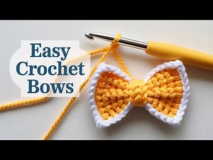 How to Crochet a Christmas Bow I Lovely for Wreaths, Gifts & Holiday Decor