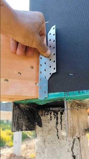 Installing a Terrace Log at 45 Degrees and a Reliable Way to Secure it #hanger