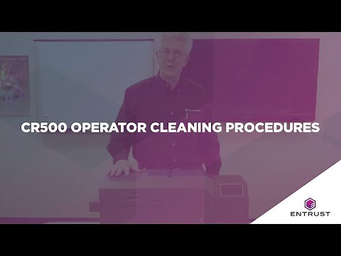 Datacard CR500: Operator Cleaning Procedure