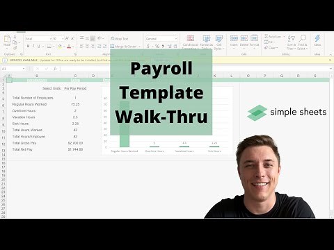 Payroll Excel Template Step-by-Step Video Tutorial by Simple Sheets