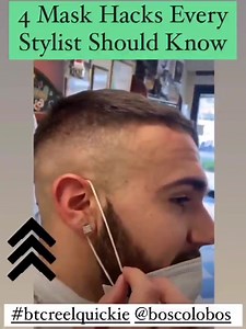 34K views · 73 reactions | * 4 FACE MASK HACKS EVERY STYLIST SHOULD KNOW ⬇️⬇️⬇️ https://behindthechair.com/articles/4-face-mask-hacks-every-stylist-should-know/ | BehindTheChair.com | Facebook