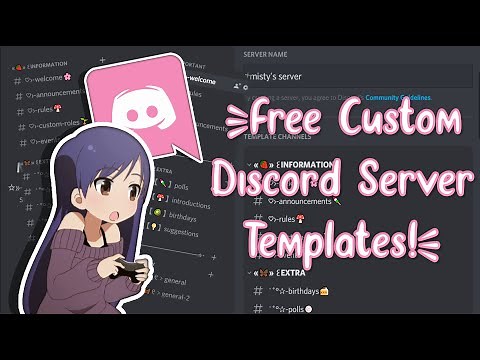 FREE Custom Discord Server Templates!